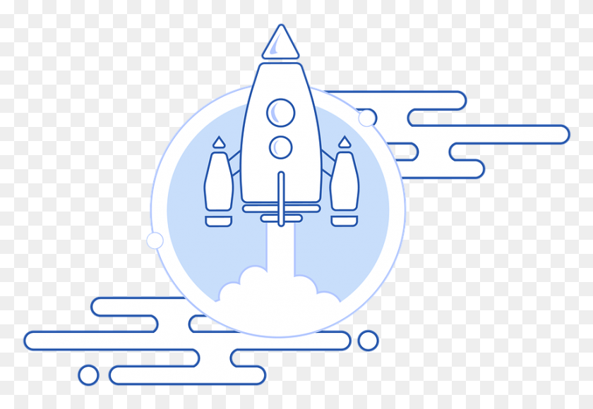 859x573 Ракета Синий Космический Полет Запуск Ракеты, Транспортное Средство, Транспорт, На Открытом Воздухе Hd Png Скачать