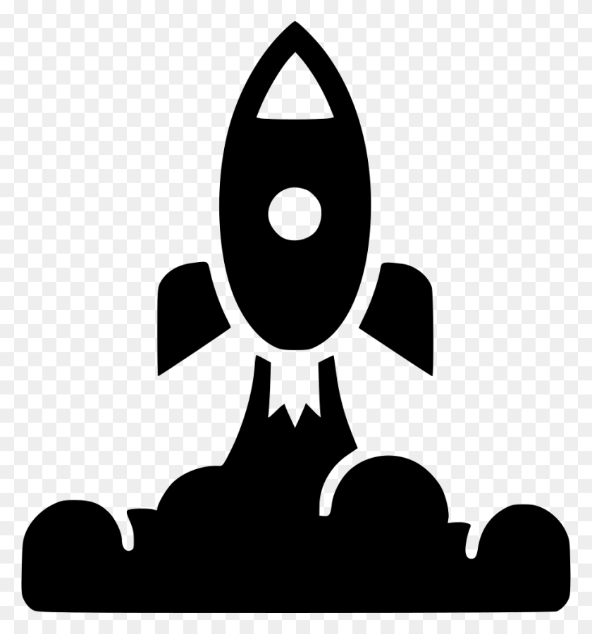 910x980 Rocket Icon Rocket Launch Icon, Stencil, Symbol HD PNG Download