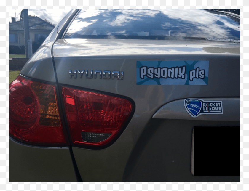 901x676 Rocket League Psyonix Pls Bumper Sticker Psyonix, Car, Vehicle, Transportation HD PNG Download