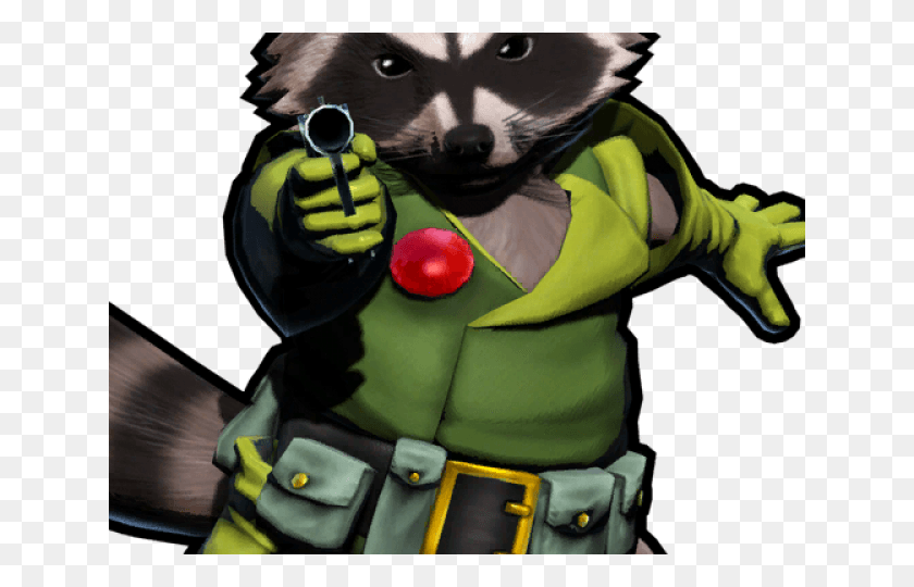 640x480 Descargar Png Rocket Raccoon Clipart Chris Pratt Y Rocket Raccoon, Mamífero, Animal, Persona Hd Png
