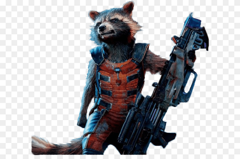 623x556 Rocket Rocket Raccoon, Firearm, Weapon, Crossbow, Animal PNG