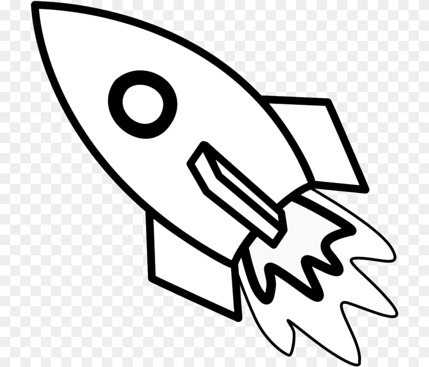 722x719 Rocket Ship Coloring Pages, Aircraft, Transportation, Vehicle, Stencil Clipart PNG