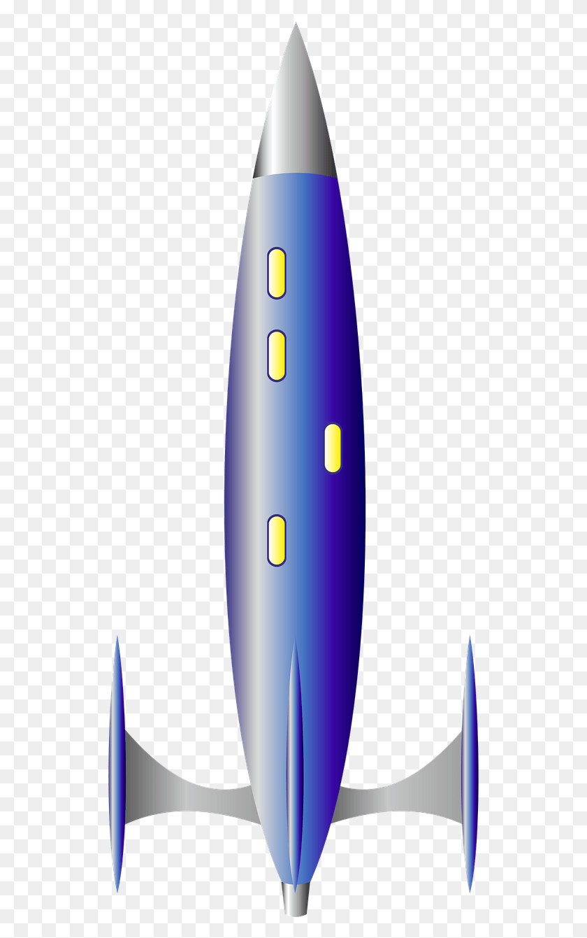 535x1281 Descargar Png / Nave Espacial Cohete Png