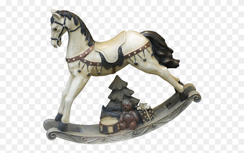 546x469 Лошадь-Качалка Игрушечная Грива, Млекопитающее, Животное, Фигурка Hd Png Скачать