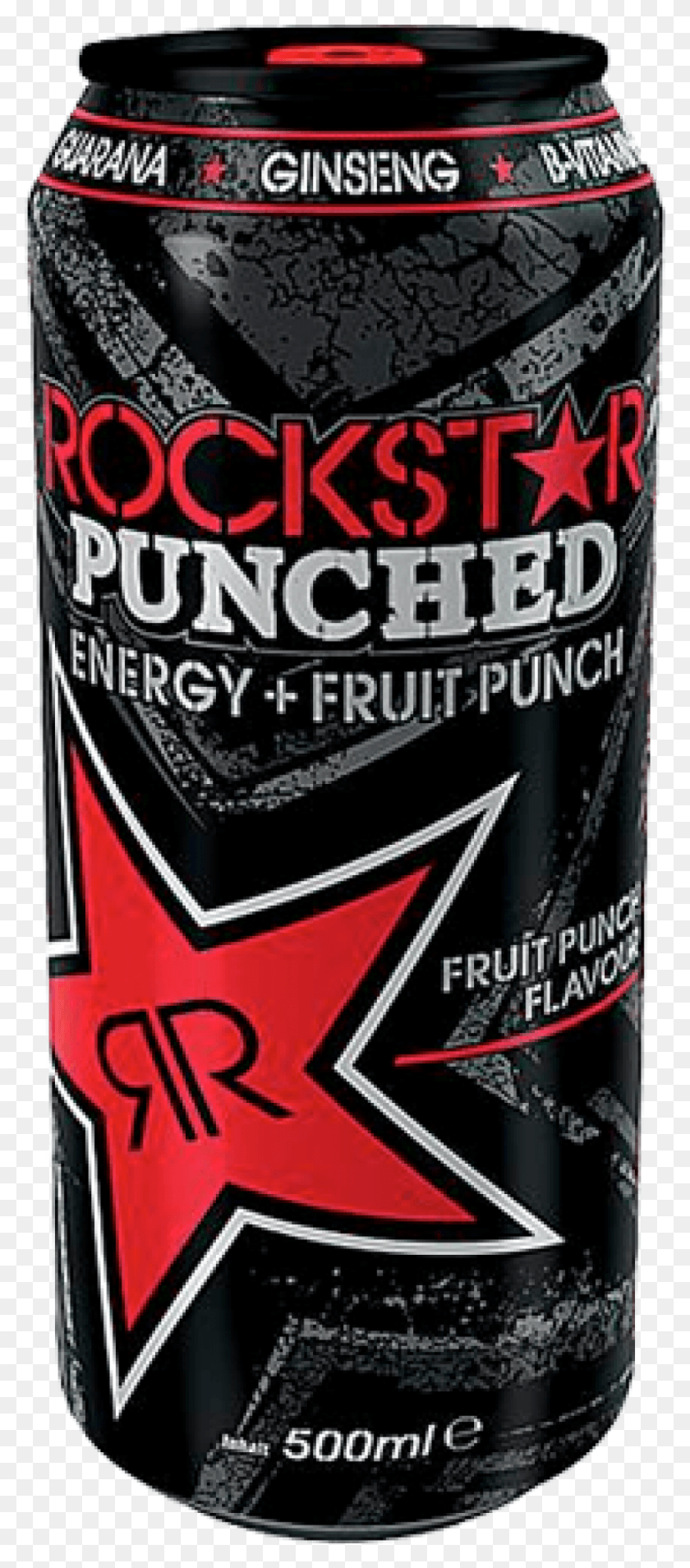 864x2048 Rockstar Punched Energy Fruit Punch 05 Liter Rockstar Fruit Punch, Tin, Can, Beverage HD PNG Download