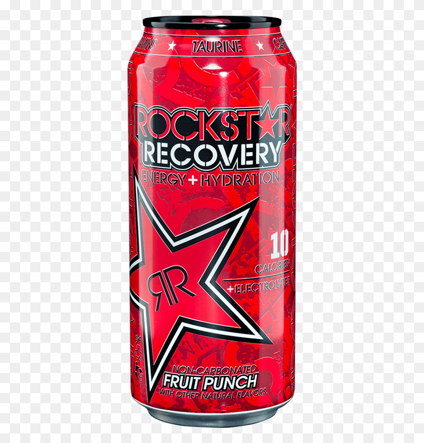 337x819 Rockstar Recovery Fruit Punch, Tin, Can, Beer HD PNG Download