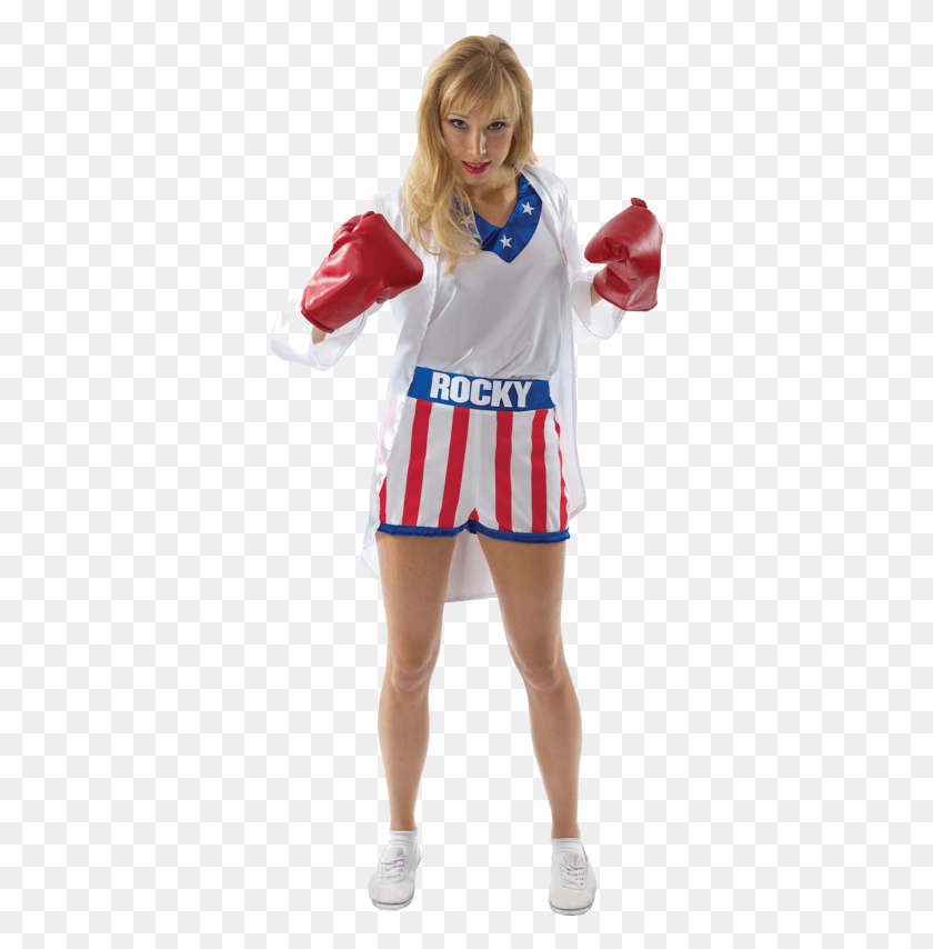 354x794 Rocky Balboa Costume Women, Person, Human, Clothing HD PNG Download