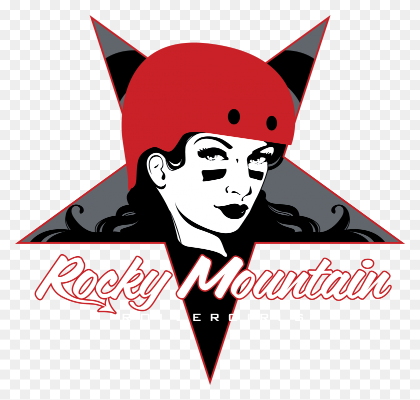 2284x2171 Rocky Mountain Rollergirls Denver39S Original Women39S Rocky Mountain Rollergirls, Плакат, Реклама, Одежда Hd Png Скачать