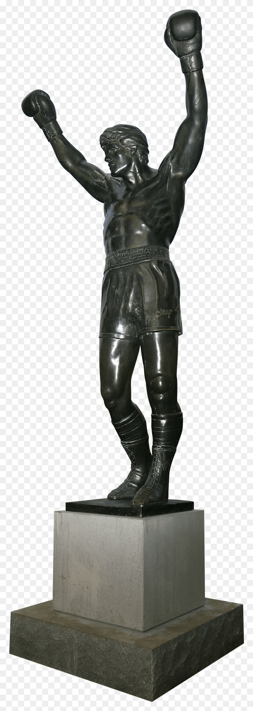 1121x3297 Rocky Statue, Clothing, Footwear, Pants HD PNG Download