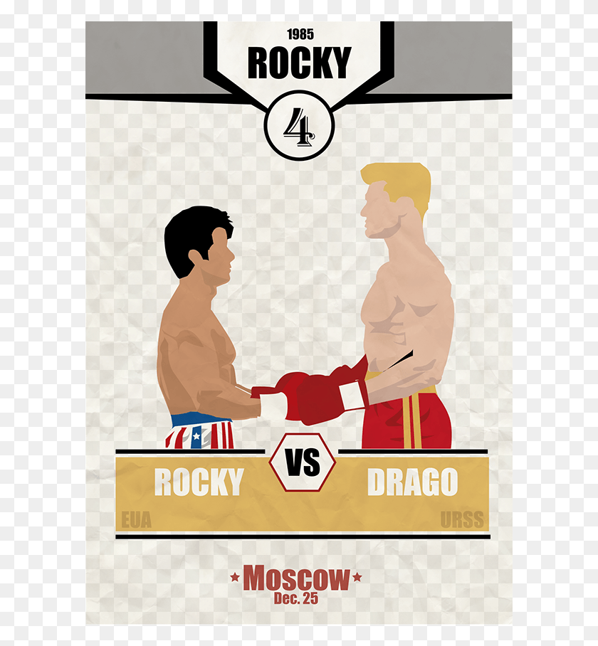 600x848 Rocky Vs Drago Rocky Balboa Sylvester Stallone My Rocky Balboa Vs Drago Draw, Poster, Advertisement, Person HD PNG Download