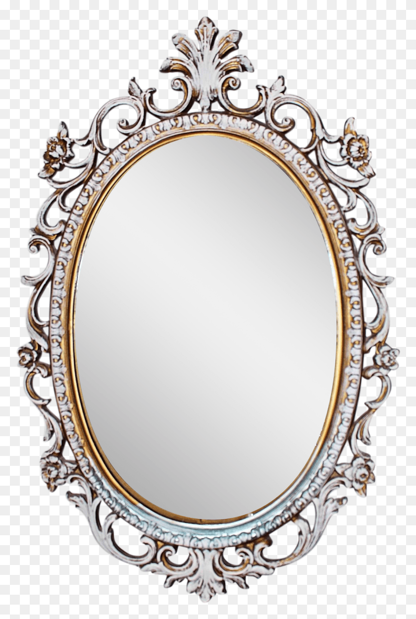 1061x1618 Rococo Chairish Mirror, Oval, Bracelet, Jewelry HD PNG Download