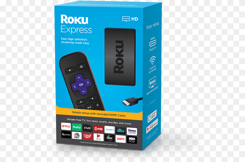 Roku Express, Electronics, Mobile Phone, Phone, Computer Hardware PNG