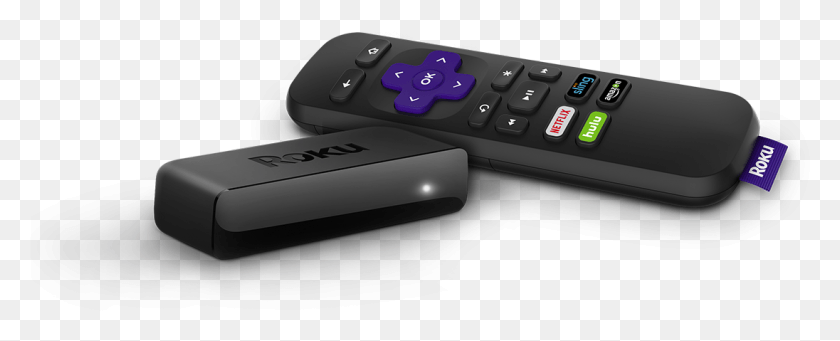 1096x395 Roku Is A Good Alternative To Paying For Cable Roku Premiere, Electronics, Remote Control, Video Gaming HD PNG Download