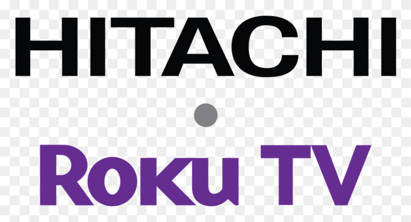 800x405 Descargar Png Roku Logo Hitachi Roku Tv Logo, Símbolo, Marca Registrada, Texto Hd Png