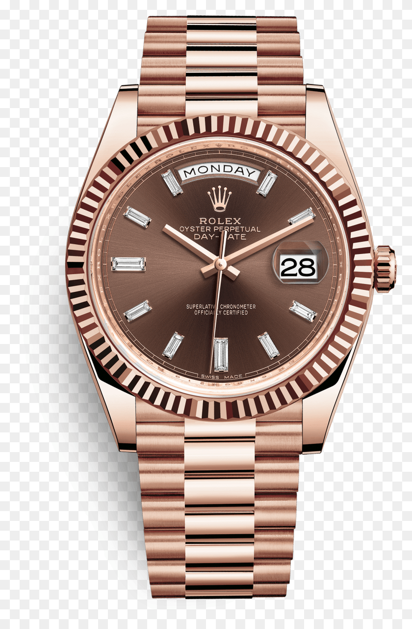1410x2207 Rolex Day Date Rose Gold, Wristwatch, Clock Tower, Tower HD PNG Download