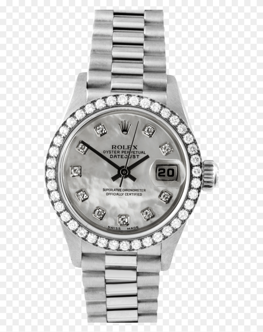 558x1001 Rolex President 69179 Factory Mother Of Pearl Diamond Border Circle Vector, Wristwatch, Clock Tower, Tower HD PNG Download