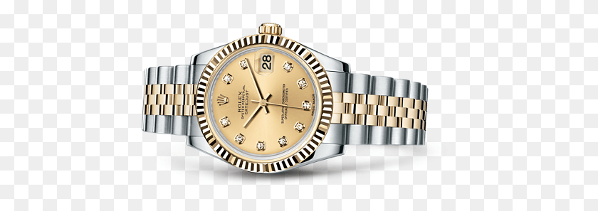 445x237 Rolex Replica Watchesdatejust Lady 31rolex Datejust Classic Rolex With Diomond, Wristwatch, Clock Tower, Tower HD PNG Download
