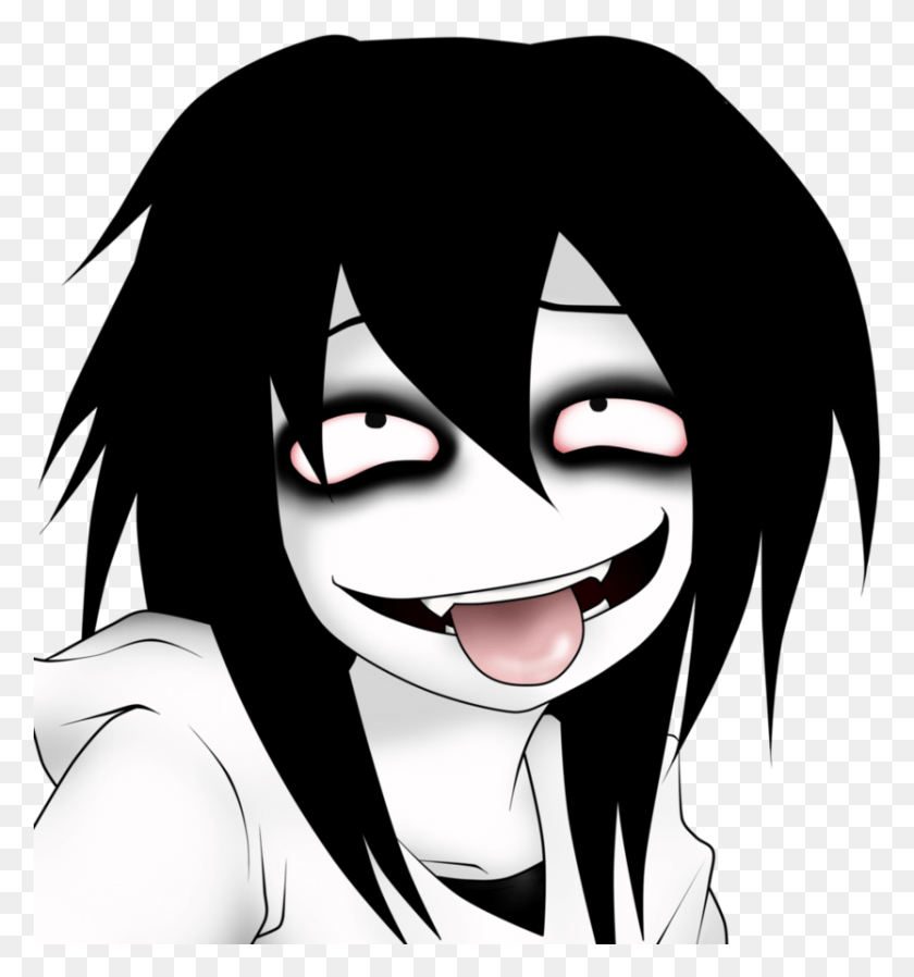 833x895 Rolf Xb By Akynoanarchy Jeff The Killer Tongue, Book, Person, Human HD PNG Download