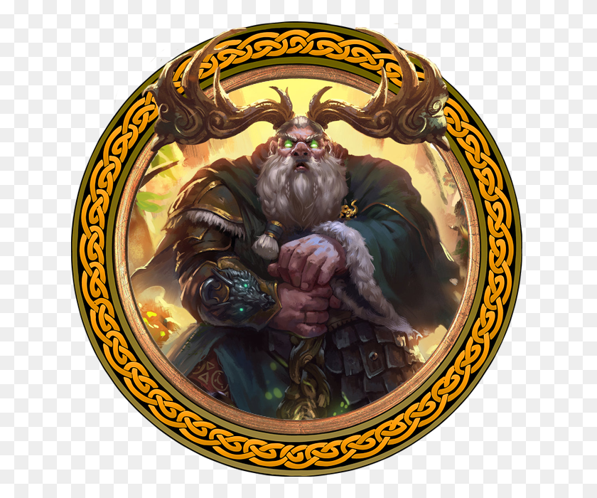 640x640 Roll Art Arts Dwarf Druid Art, Человек, Человек Hd Png Скачать