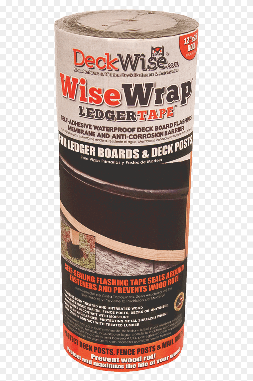 481x1202 Roll Of Deckwise Wisewrap Ledgertape Deck, Beer, Alcohol, Beverage HD PNG Download
