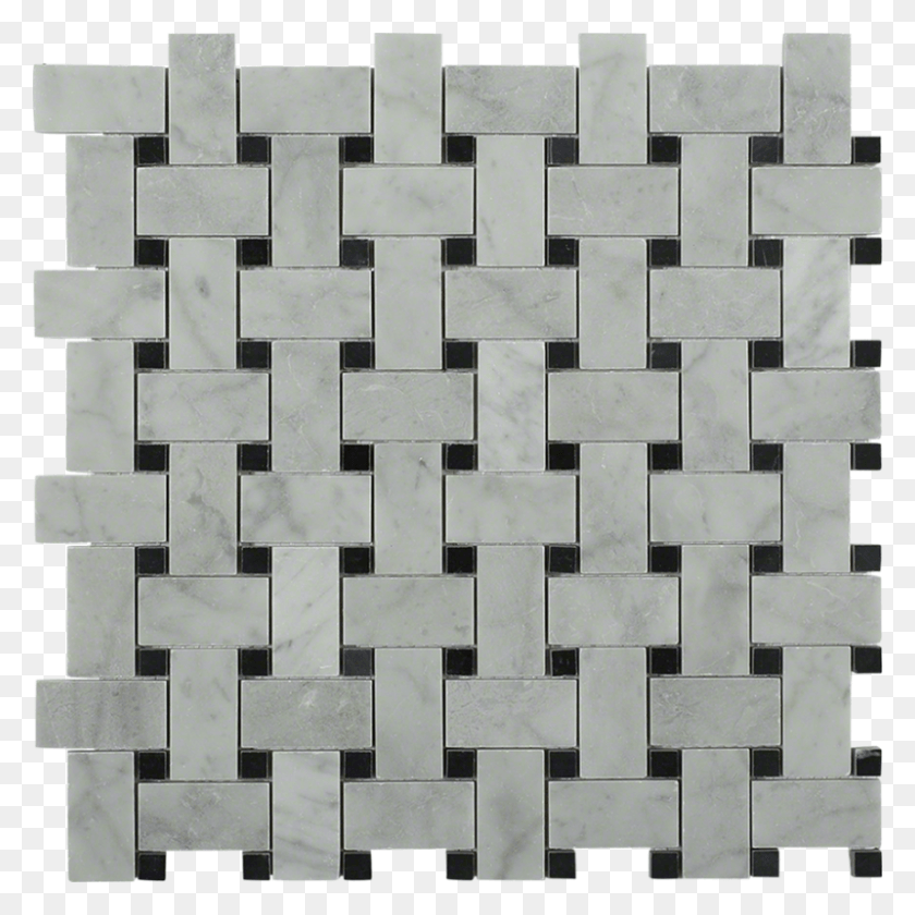 800x800 Roll Over Image To Zoom Click To Open Expanded View Carrara Basketweave With Black Dots, Pattern, Cross, Symbol HD PNG Download