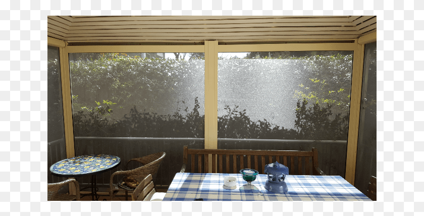 653x368 Roller Blinds New Image1 Daylighting, Chair, Furniture, Dining Table HD PNG Download