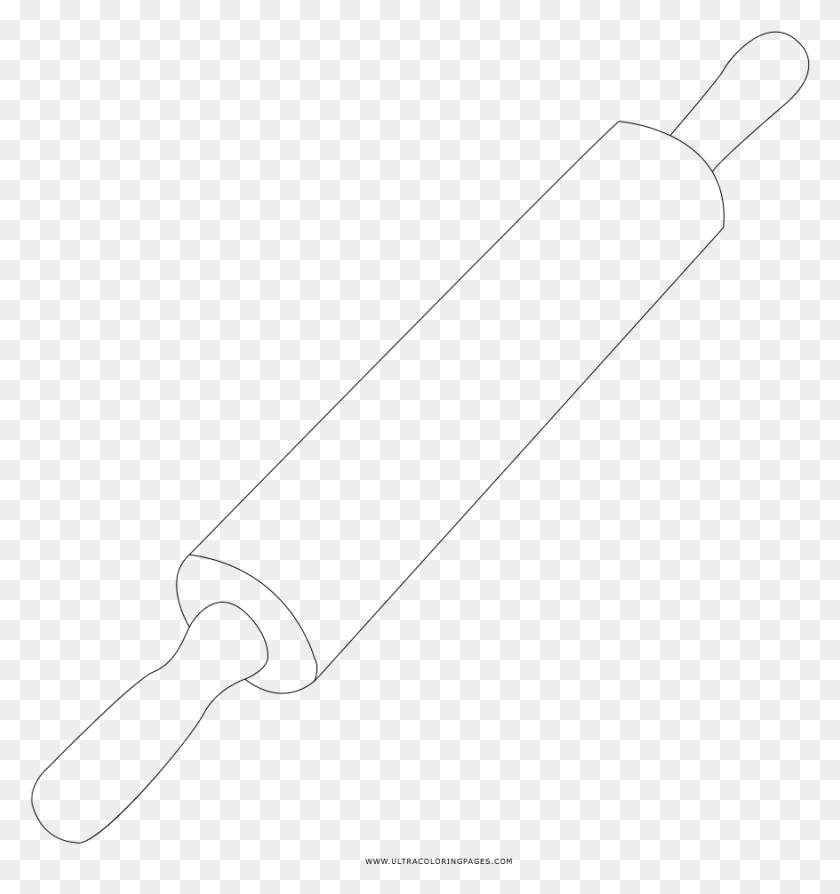 877x938 Rolling Pin Coloring, Gray, World Of Warcraft HD PNG Download