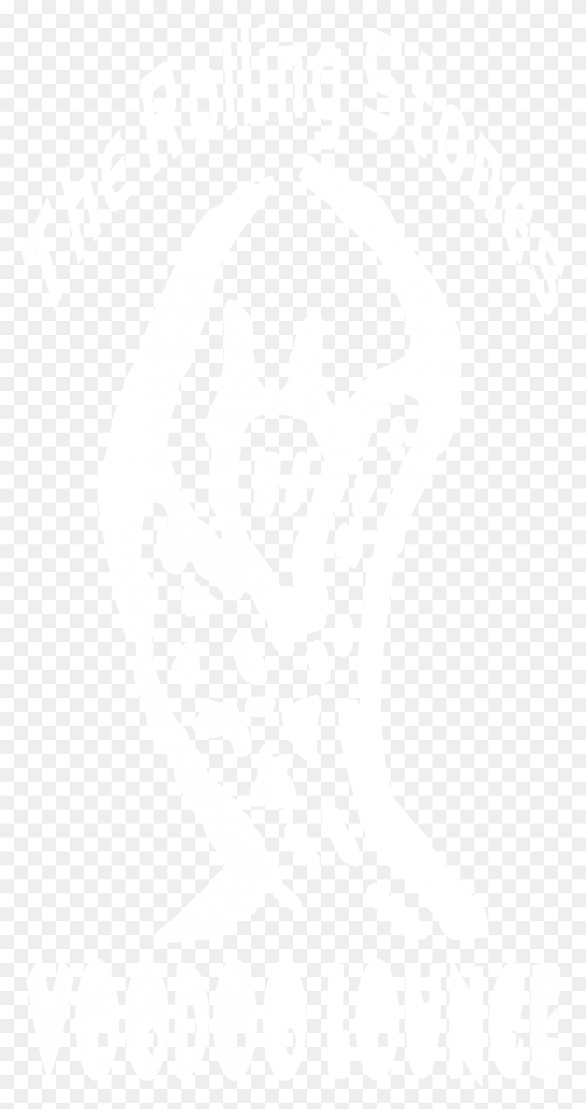 1117x2191 Rolling Stone Logo Black And White Illustration, Stencil, Poster, Advertisement HD PNG Download