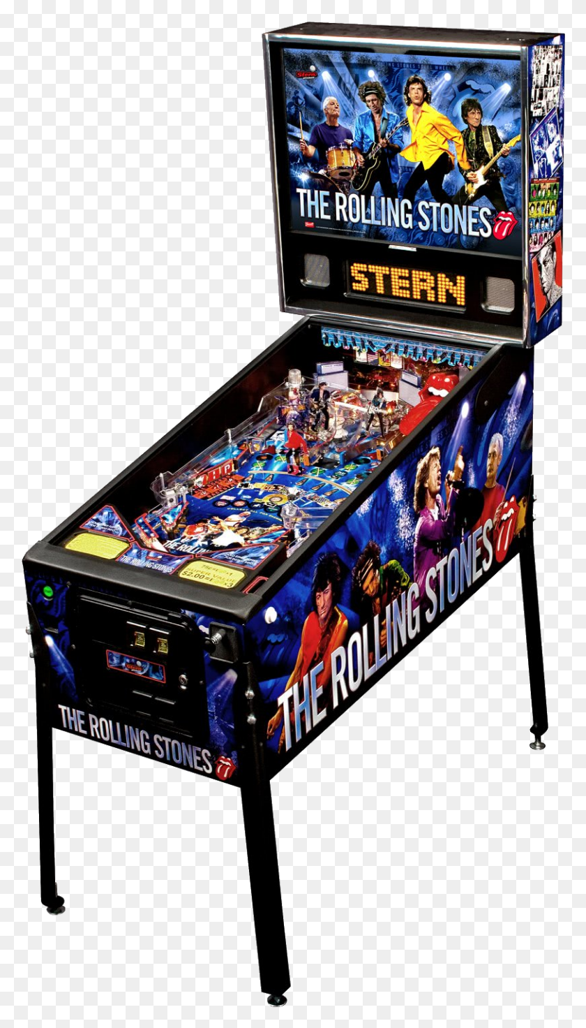 811x1469 Rolling Stones Pinball Machine Прокат Rolling Stones Pinball Machine, Игровой Автомат, Человек, Человек Hd Png Скачать