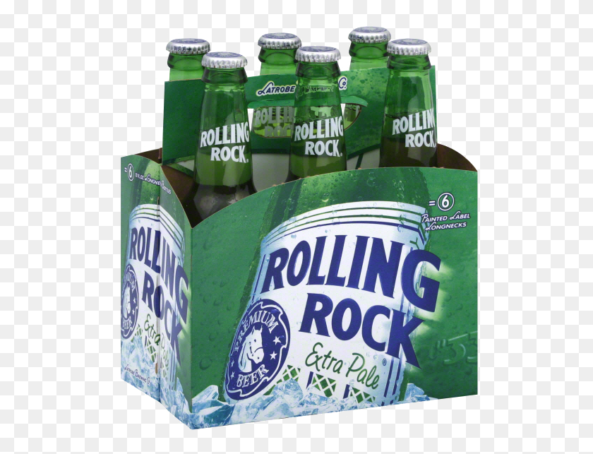 529x583 Rollingrock Rolling Rocks, Бутылка, Пиво, Алкоголь Png Скачать