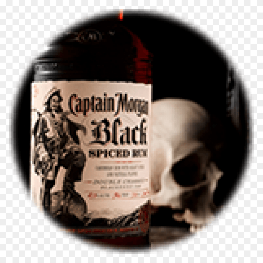 1024x1024 Descargar Png Capitán Morgan Black Spiced, Cerveza, Alcohol, Bebidas Hd Png