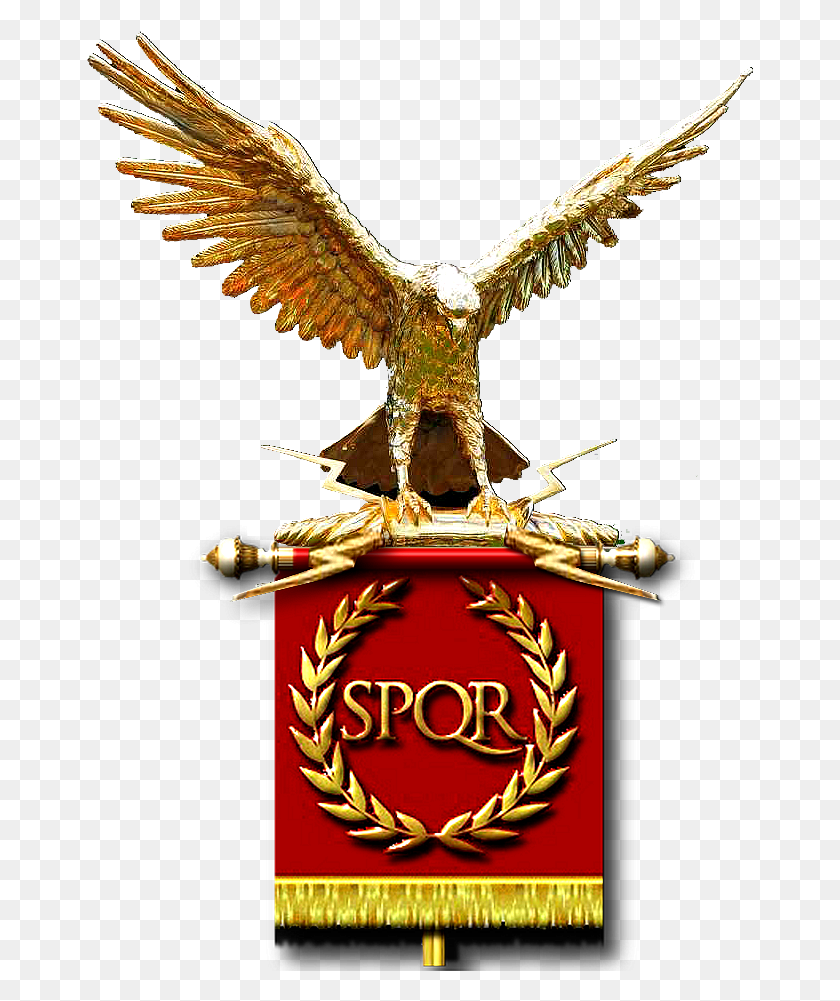 668x941 Roman Eagle Transparent Background Vexilloid Of The Roman Empire, Bird, Animal, Trophy HD PNG Download