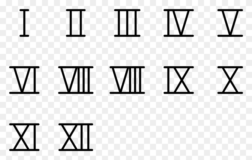 1637x995 Roman Numeral 2 Roman Number, Gray, World Of Warcraft HD PNG Download