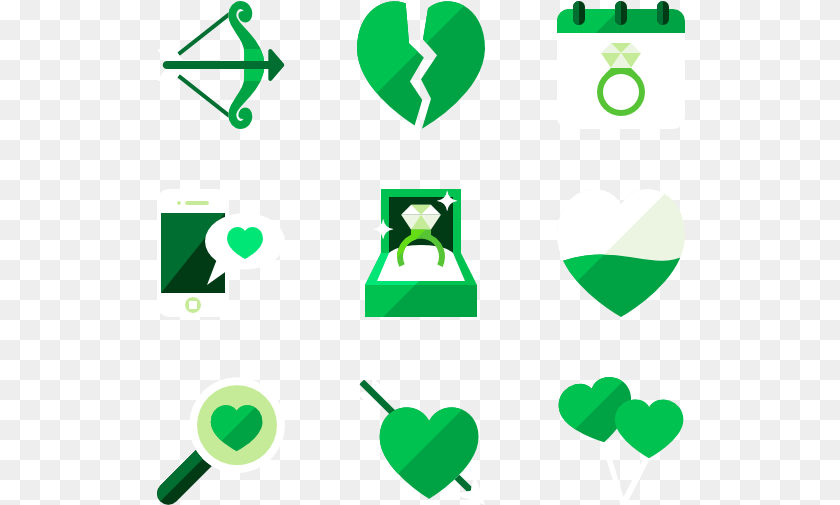 529x505 Romance Icon, Green, Accessories, Gemstone, Jewelry PNG