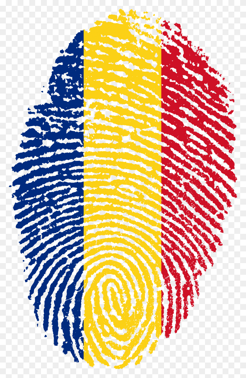 1573x2488 Romania Flag Fingerprint Country Kuwait Flag Fingerprint, Rug, Graphics HD PNG Download