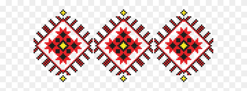 613x250 Romanian Folk And Patterns Romanian Traditional Motifs, Pattern, Embroidery, Rug HD PNG Download