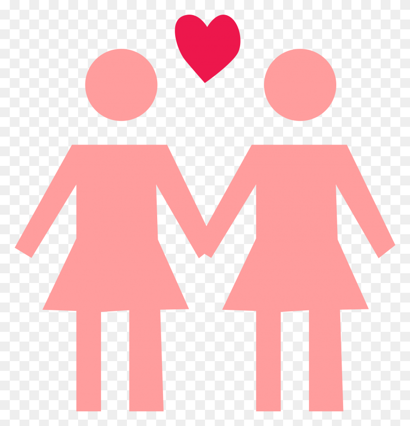 2300x2400 Romantic Couple Silhouettes Clip Art Image Clip Art Lesbian, Crowd, Symbol, Text HD PNG Download