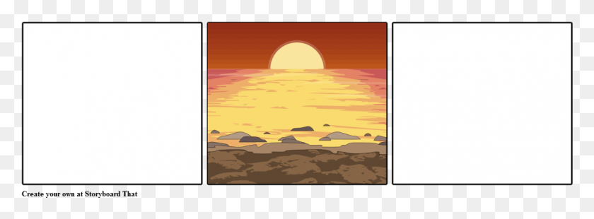 1145x367 Romantic Sunrise Or Sunset Illustration, Nature, Outdoors, Sun HD PNG Download