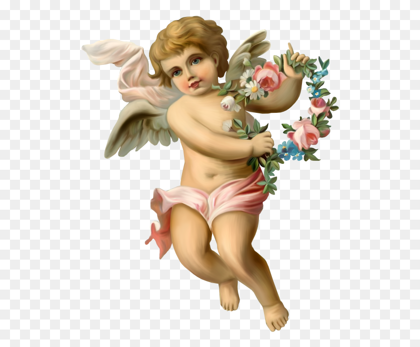 517x635 Romantic Valentine Angel Cherubs, Diaper, Person HD PNG Download