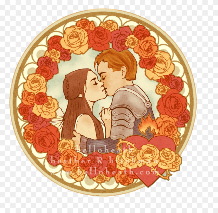 862x841 Romeo And Juliet Romeo And Juliet Transparent, Meal, Food, Dish HD PNG Download