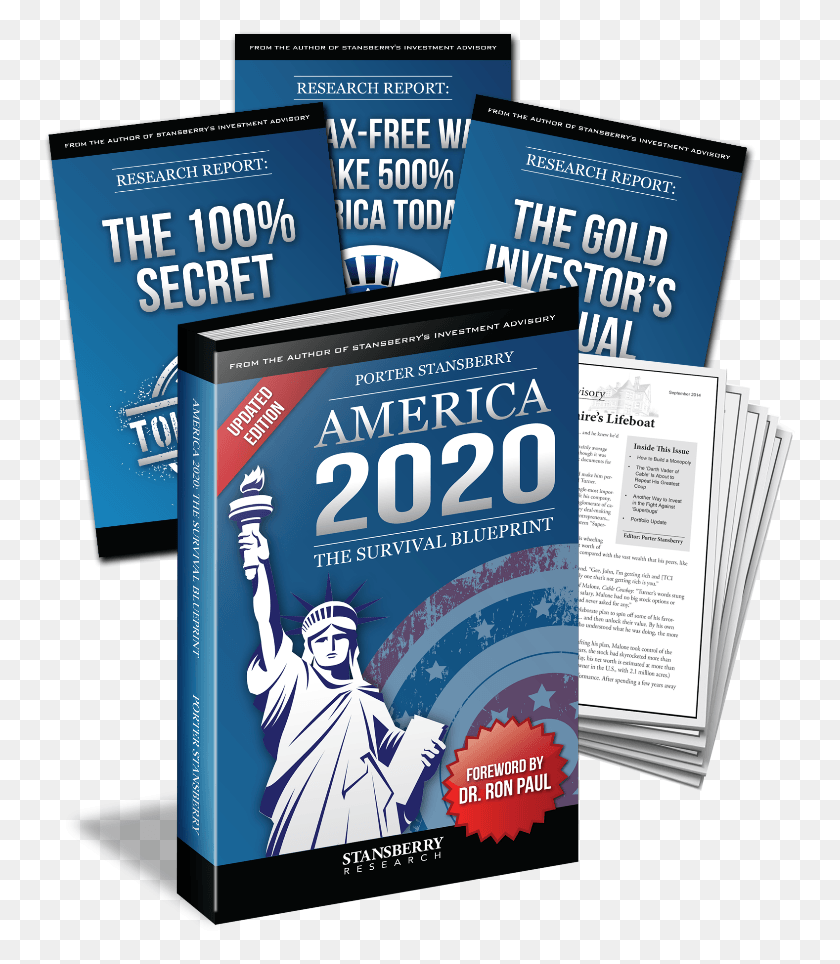 753x904 Ron Paul Is A Spokesman For Stansberry Research Llc America 2020 The Survival Blueprint, Flyer, Poster, Paper HD PNG Download