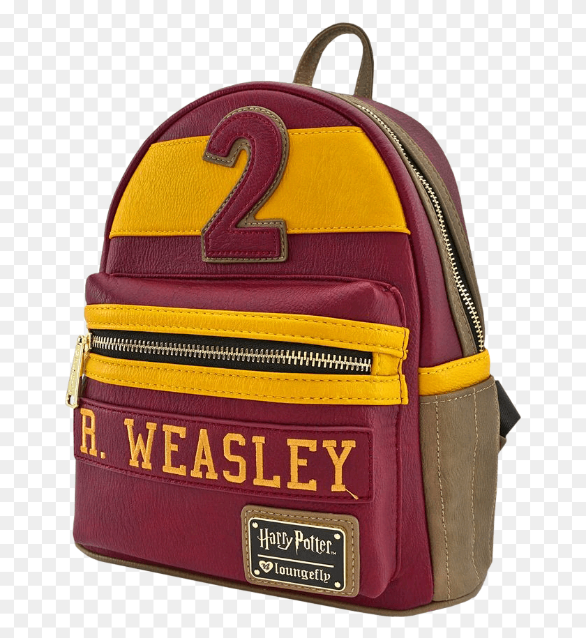 656x855 Ron Weasley Gryffindor 10 Faux Leather Mini Backpack Harry Potter Loungefly Mini Backpack, Bag, Purse, Handbag HD PNG Download