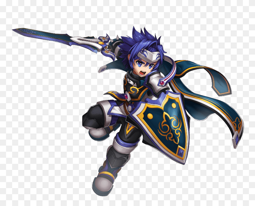 769x619 Ronan Erudon From Grand Chase As A Playable Character Grand Chase Aegis Knight, Person, Human, Toy HD PNG Download
