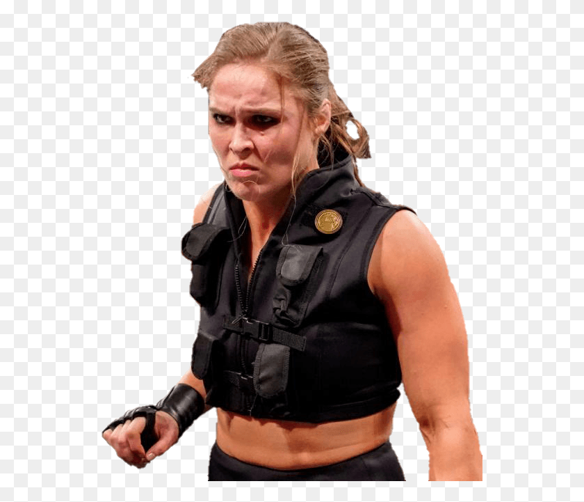 549x661 Ronda Rousey Elimination Chamber 2019 By Javi316 Dean Ambrose, Clothing, Apparel, Person HD PNG Download