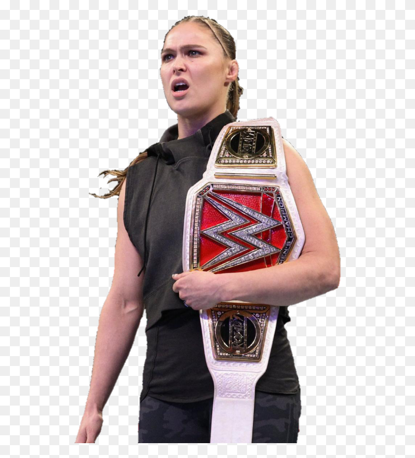 540x866 Ronda Rousey Wwe 2019, Person, Human, Buckle HD PNG Download