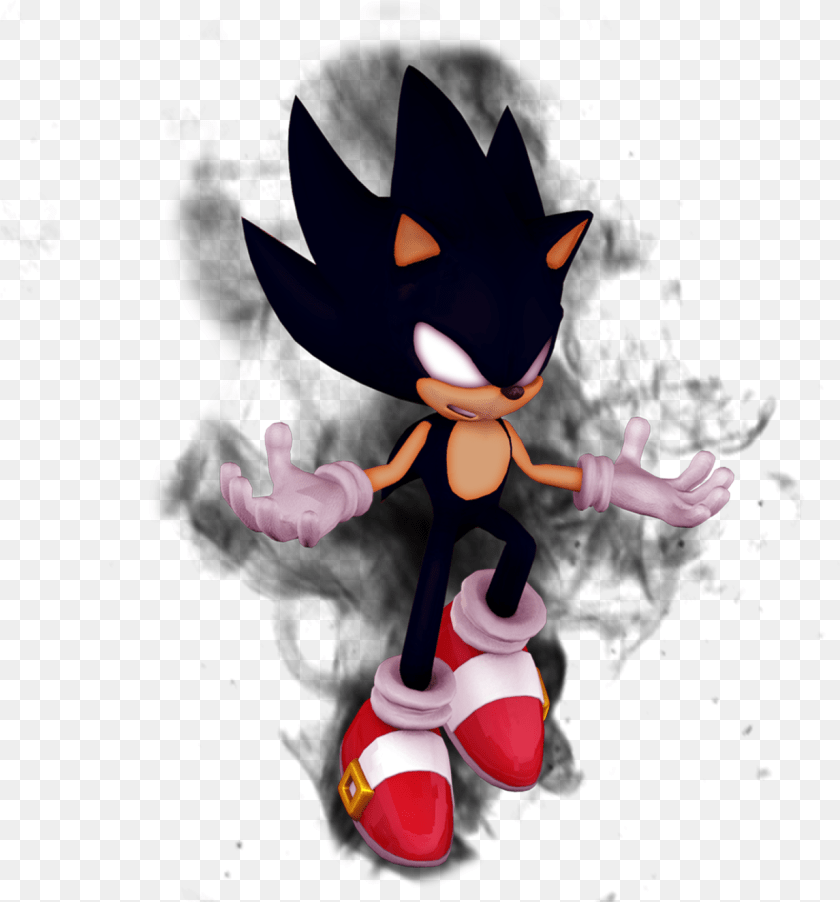 Ronic Dark Sonic Render, Baby, Person, Cartoon, Face Sticker PNG