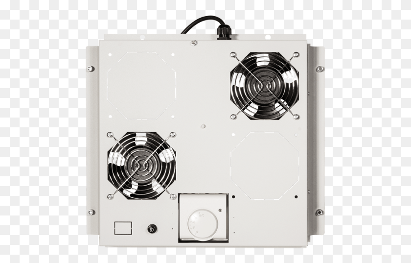 491x477 Roof Fan Tray For Floor Standing Cabinet With 2 Fans Computer Case, Indoors, Cooktop, Electronics HD PNG Download