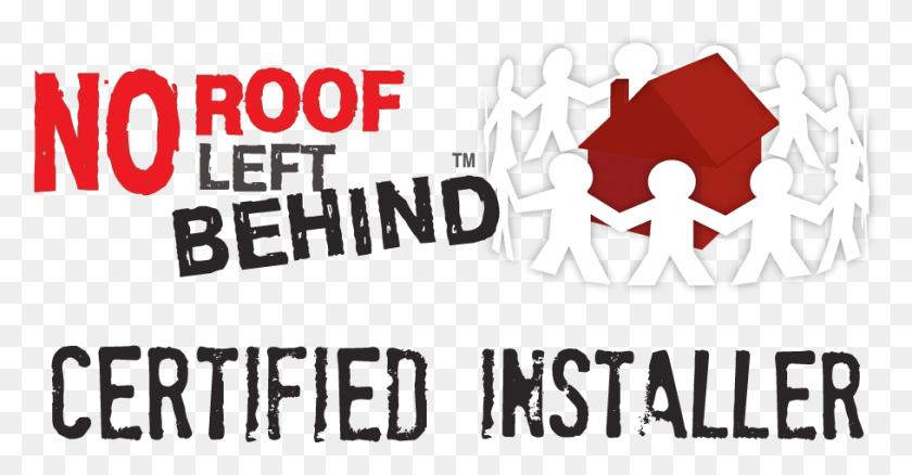 909x441 Roofing Roofing Contractors Gutters No Roof Left Behind, Symbol, Hand, Poster HD PNG Download