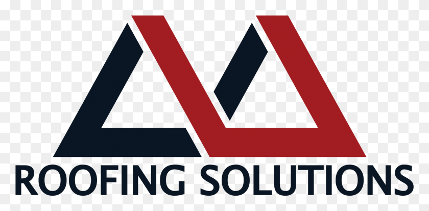 1873x849 Roofing Solutions Logo Triangle, Alphabet, Text, Symbol HD PNG Download