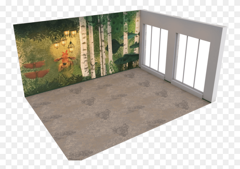 753x533 Room O Floor, Rug, Person, Human HD PNG Download